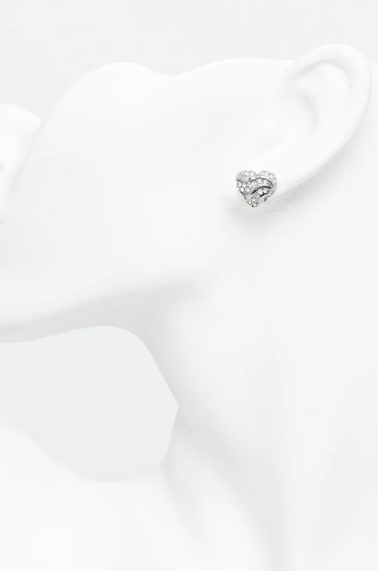 Naušnice Guess JUBE04.504JW srebrna AW24