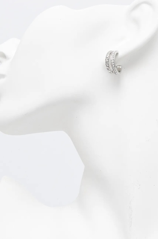 Αξεσουάρ Σκουλαρίκια Guess JUBE04.587JW ασημί
