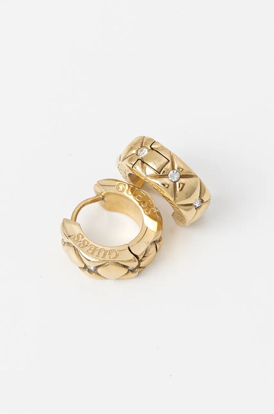 Guess kolczyki cyrkonia złoty JUBE04.590JW