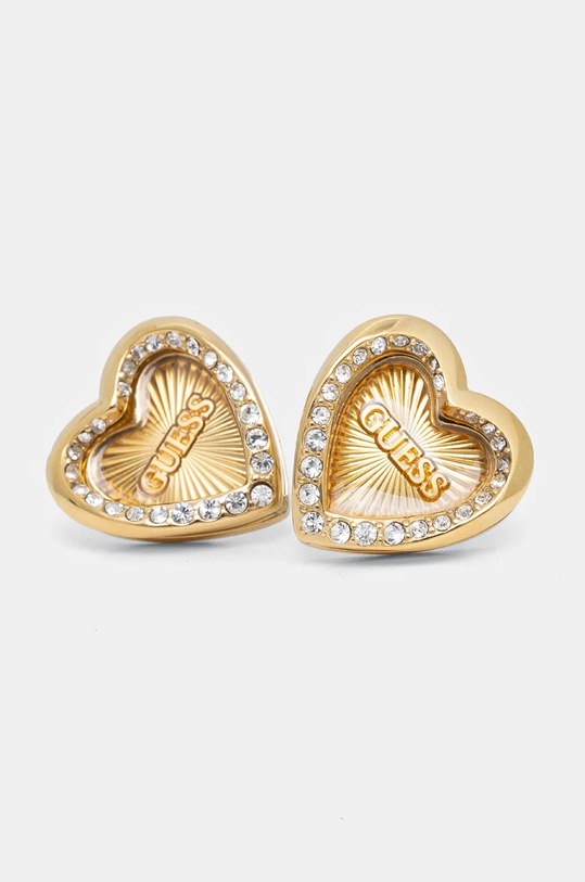 Σκουλαρίκια Guess ζιρκόνια χρυσαφί JUBE04.609JW