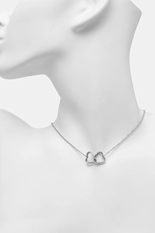 Akcesoria Guess naszyjnik JUBN04.616JW srebrny