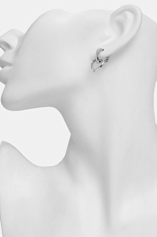 Doplnky Náušnice Guess JUBE04.617JW strieborná