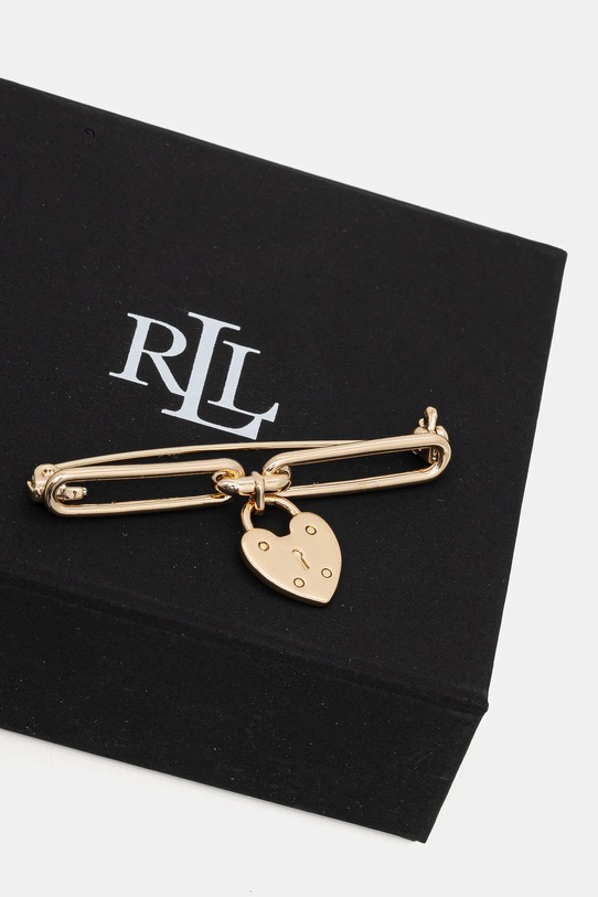 Akcesoria Lauren Ralph Lauren przypinka 14P00048 złoty