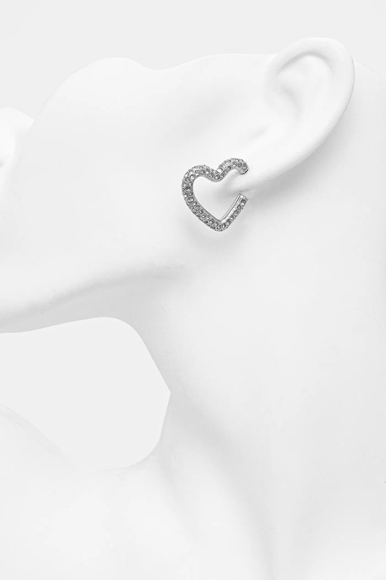 Naušnice Coach 491609RHO111 srebrna AW24