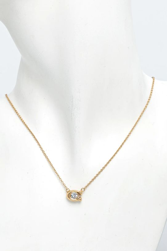 Akcesoria Coach naszyjnik 493112GLD110 złoty