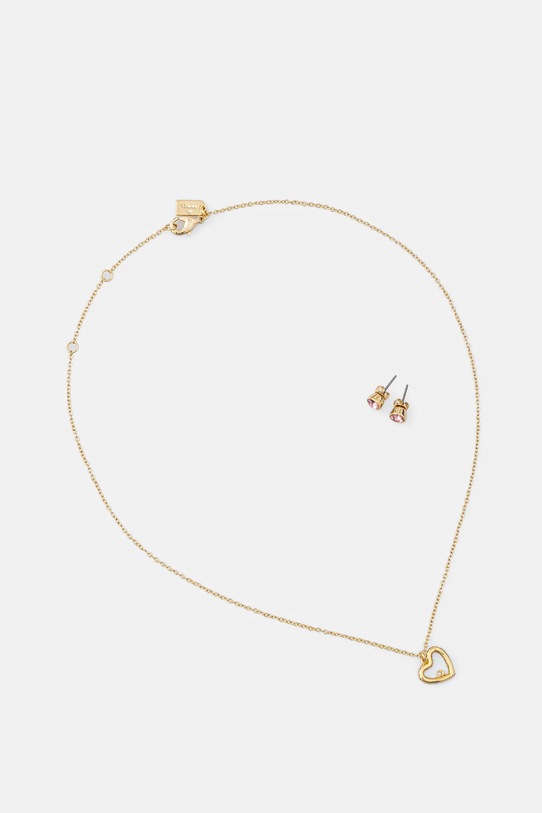 Náhrdelník a náušnice Coach ostatné zlatá 493516GLD650