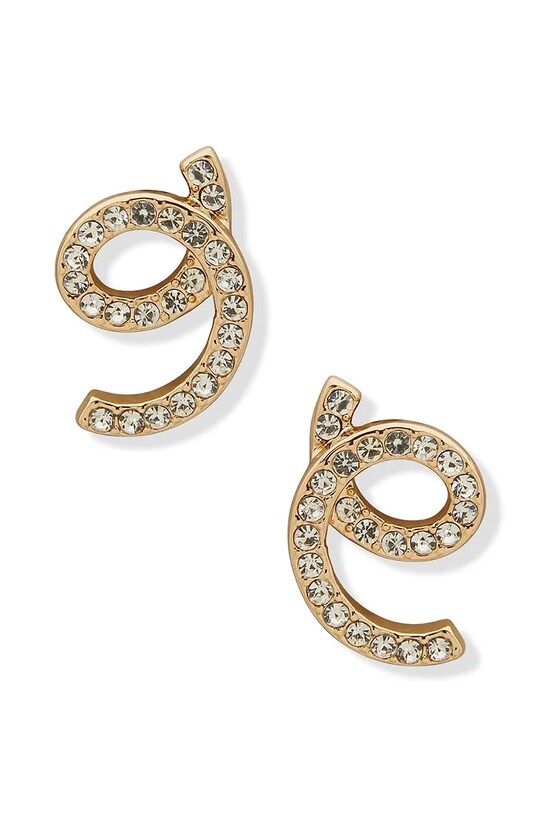 Сережки Dkny циркон золотой 04G00662