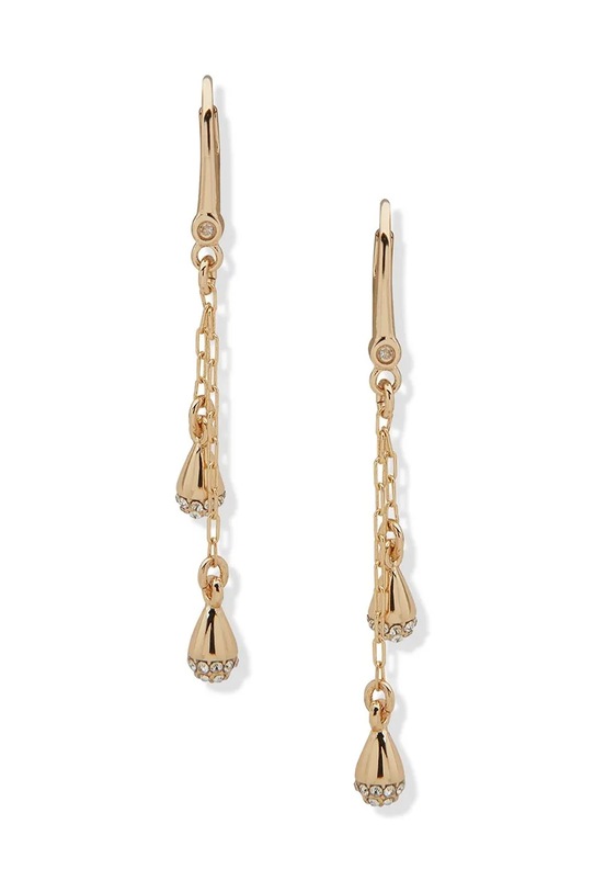 Dkny kolczyki cyrkonia złoty 04G00663