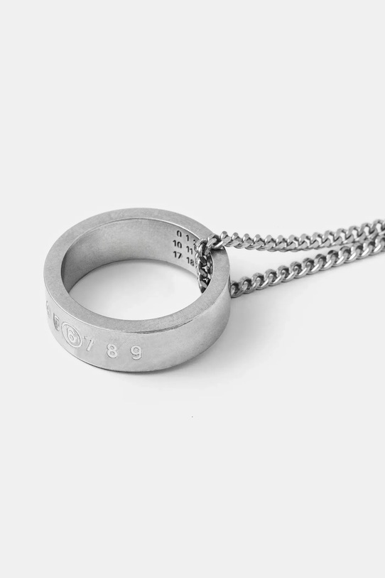 MM6 Maison Margiela naszyjnik SM6UU0048.P7296 srebrny AW24