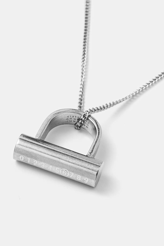 MM6 Maison Margiela colier SM7UU0072.P7065 argintiu AW24
