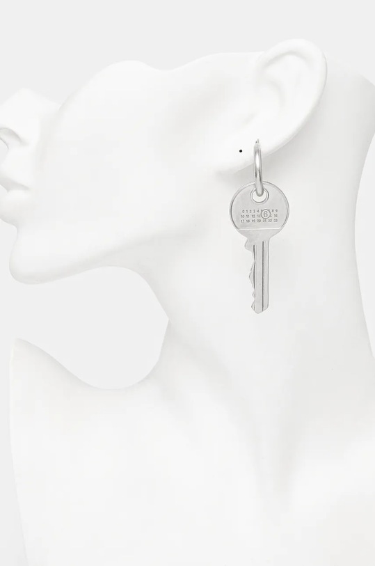 Akcesoria MM6 Maison Margiela kolczyki SM7VG0075.P7105 srebrny