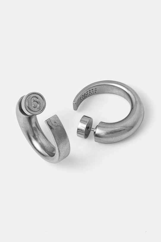 Сережки MM6 Maison Margiela серебрянный SM7VG0078.P7068
