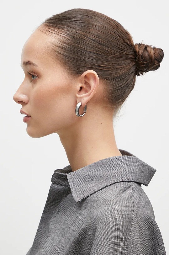 Сережки MM6 Maison Margiela SM7VG0078.P7068 серебрянный