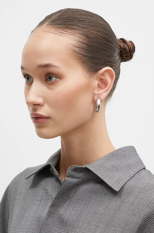 Сережки MM6 Maison Margiela серебрянный SM7VG0078.P7068