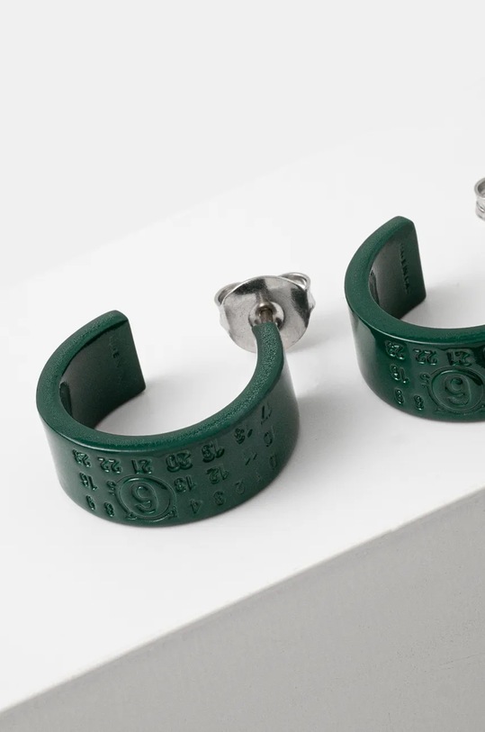 MM6 Maison Margiela kolczyki SM7VG0082.P6469 zielony AW24
