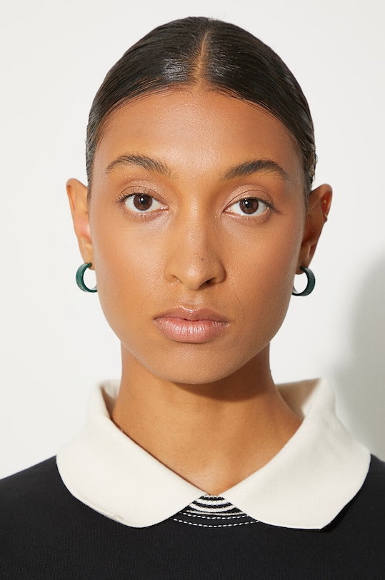 MM6 Maison Margiela kolczyki zielony SM7VG0082.P6469