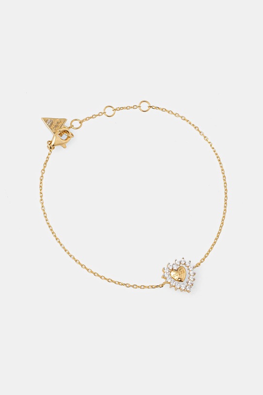 Guess bransoletka srebrna złoty JSBB04.454JW
