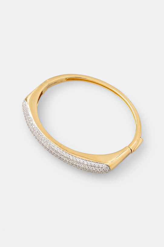 Strieborný náramok Guess zlatá JSBB04.498JW
