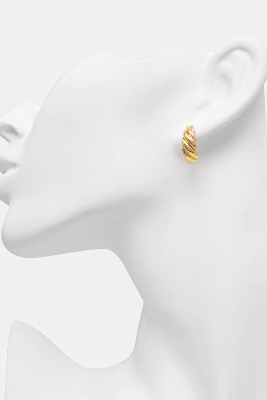 Срібні сережки Guess JSBE04.419JW золотий AW24