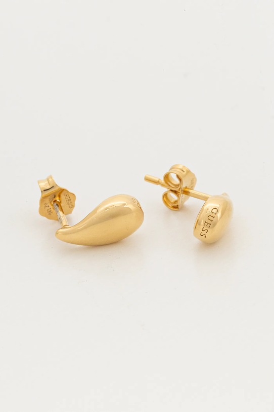 Ασημένια σκουλαρίκια Guess JSBE04.440JW χρυσαφί AW24