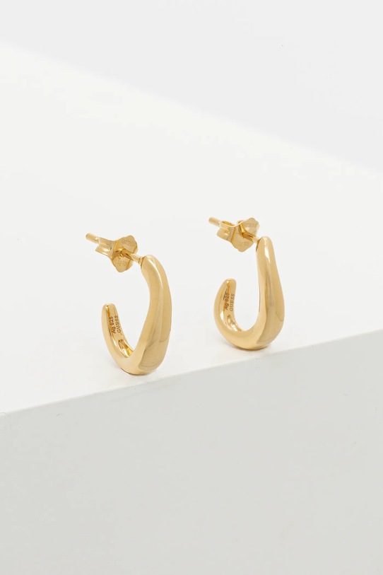 Srebrne naušnice Guess zlatna JSBE04.441JW