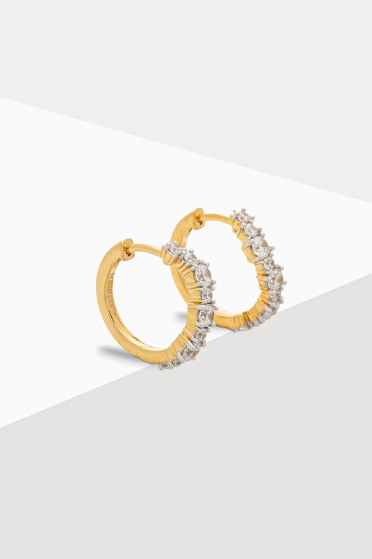 Серебряные серьги Guess золотой JSBE04.464JW