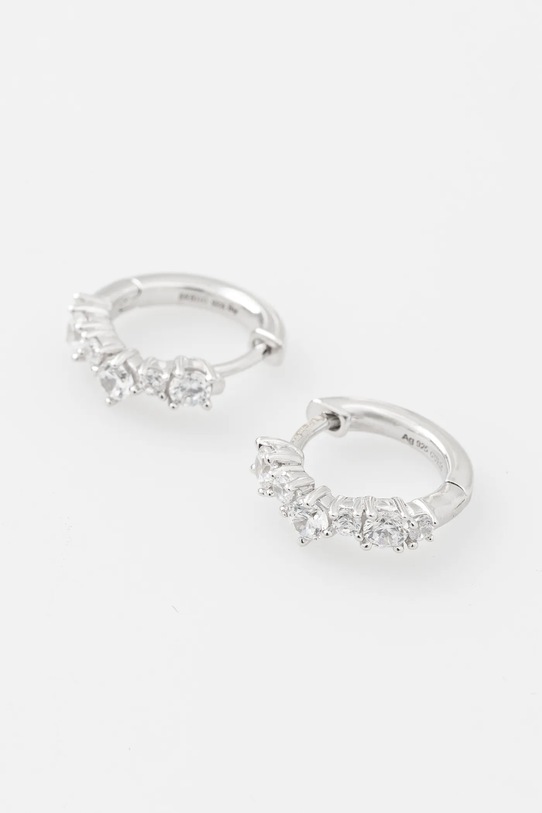 Srebrne naušnice Guess srebrna JSBE04.468JW