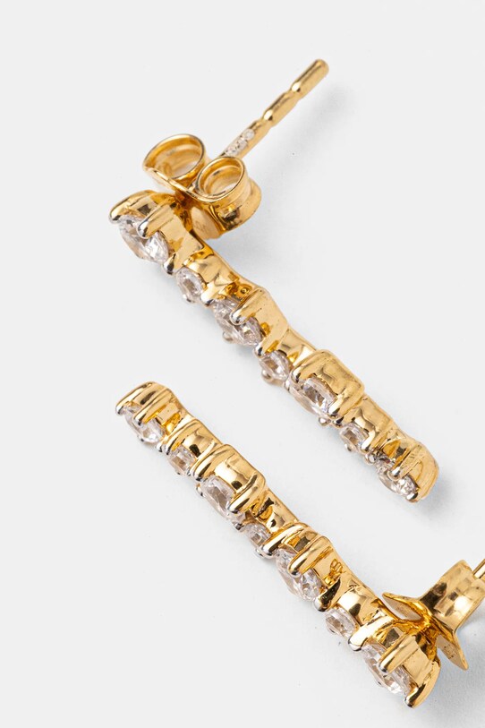 Срібні сережки Guess JSBE04.490JW золотий AW24