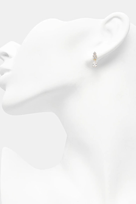 Srebrne naušnice Guess JSBE04.492JW zlatna AW24