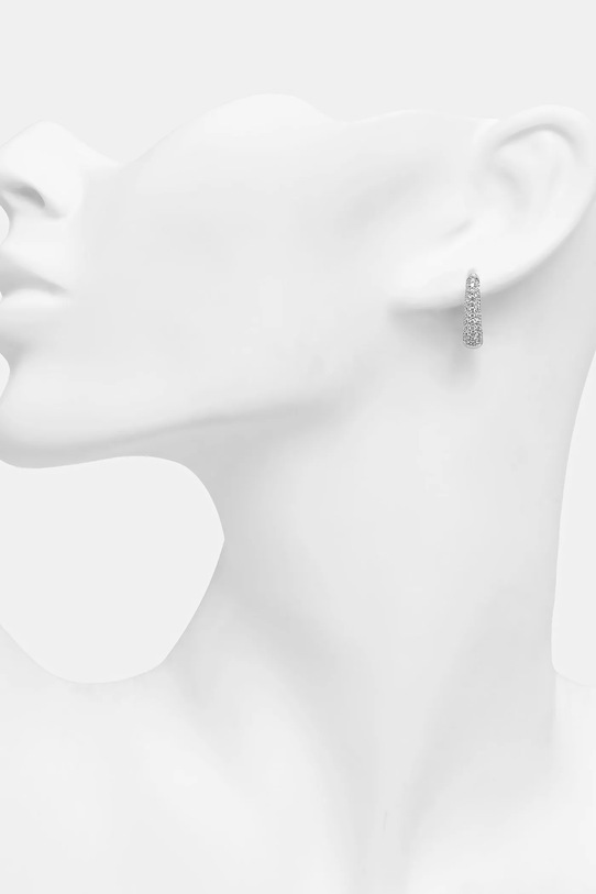 Akcesoria Guess kolczyki srebrne JSBE04.502JW srebrny