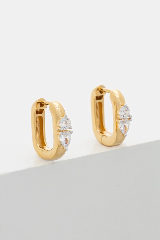 Срібні сережки Guess золотий JSBE04.513JW