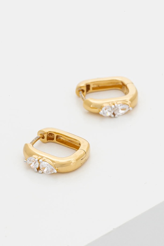 Strieborné náušnice Guess JSBE04.513JW zlatá AW24