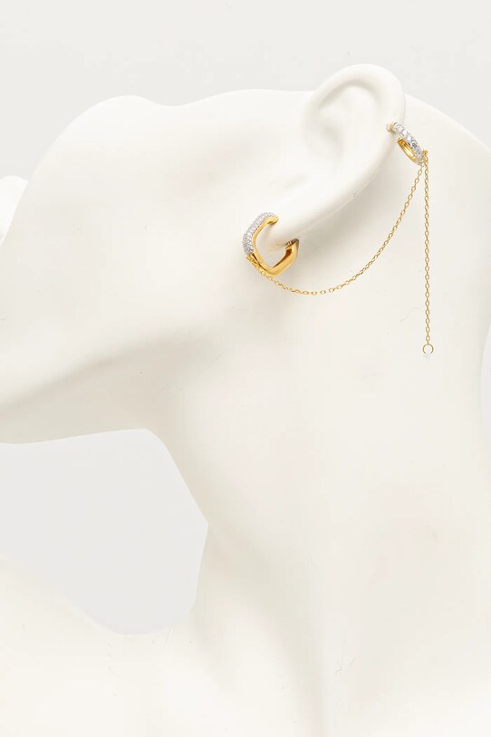 Аксесуари Срібна сережка Guess JSBE04.540JW золотий