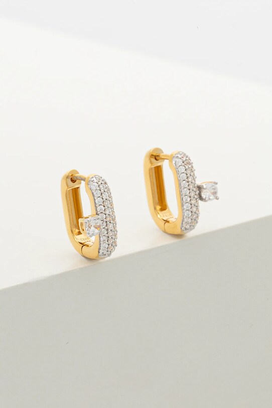 Срібні сережки Guess золотий JSBE04.544JW