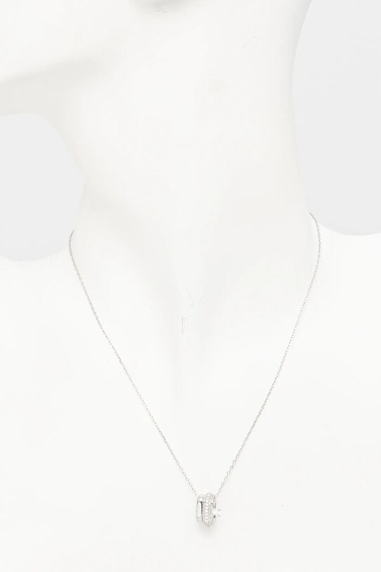 Accesorii Guess colier de argint JSBN04.508JW argintiu