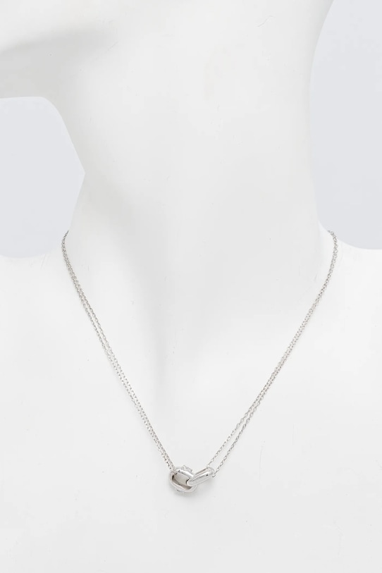 Срібне кольє Guess JSBN04.558JW срібний AW24