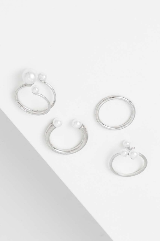 Aldo inele CARRALEREL 4-pack 4-pack argintiu CARRALEREL.973