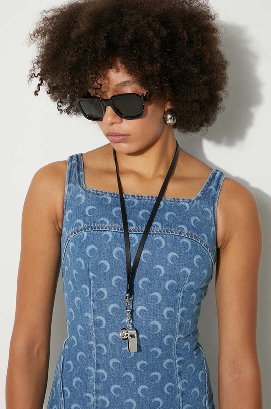 Strieborný náhrdelník AMBUSH Whistle čierna BMOB002F24BRA0017200