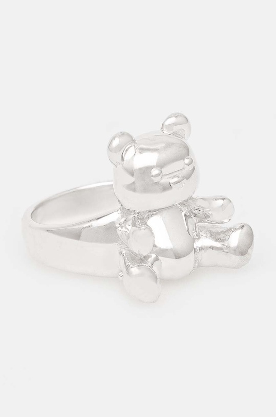 AMBUSH ring Inflated Teddy Bear Ring silver BWOC004F24SIL0017200