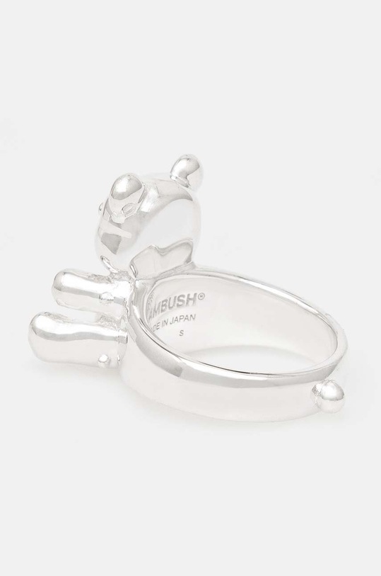 AMBUSH ring Inflated Teddy Bear Ring BWOC004F24SIL0017200 silver AW24