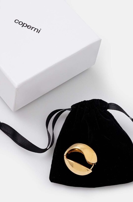 Náušnice Coperni Logo Earrings zlatá COPBI04725