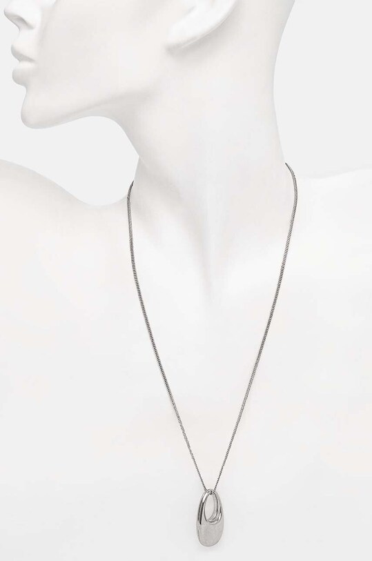 Akcesoria Coperni naszyjnik Locket Necklace COPBI12725 srebrny
