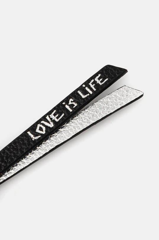 Δερμάτινο μπρελόκ ZADIG&VOLTAIRE LWSG01288 μαύρο AW24