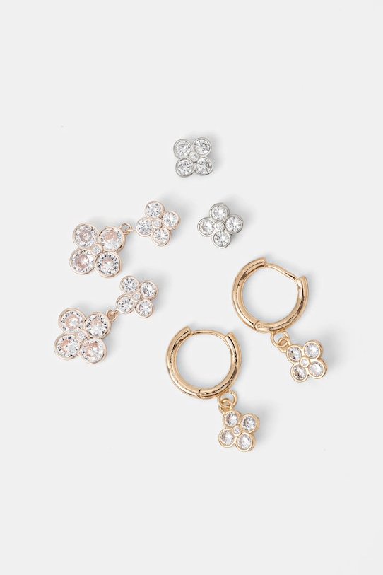 Aldo kolczyki DORNIE 3-pack 3-pack złoty DORNIE.962