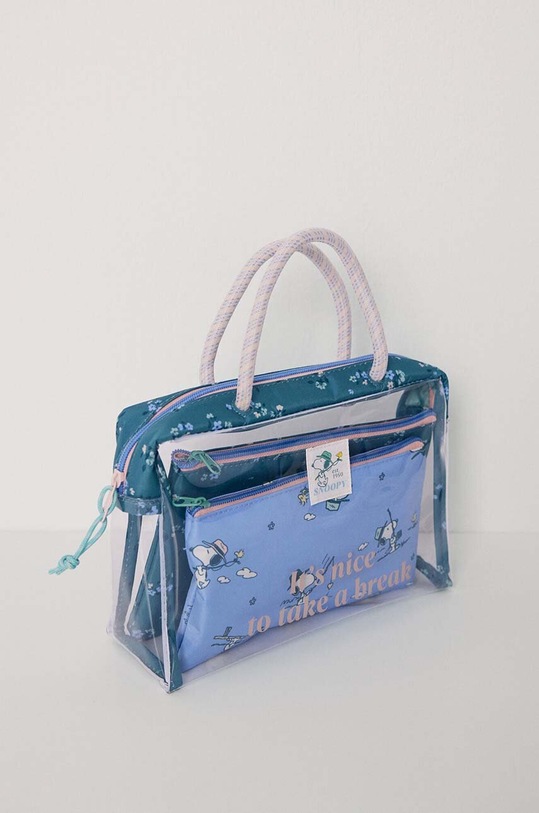 Kiegészítők women'secret kozmetikai táskaszett Snoopy 3 db 4848811 többszínű