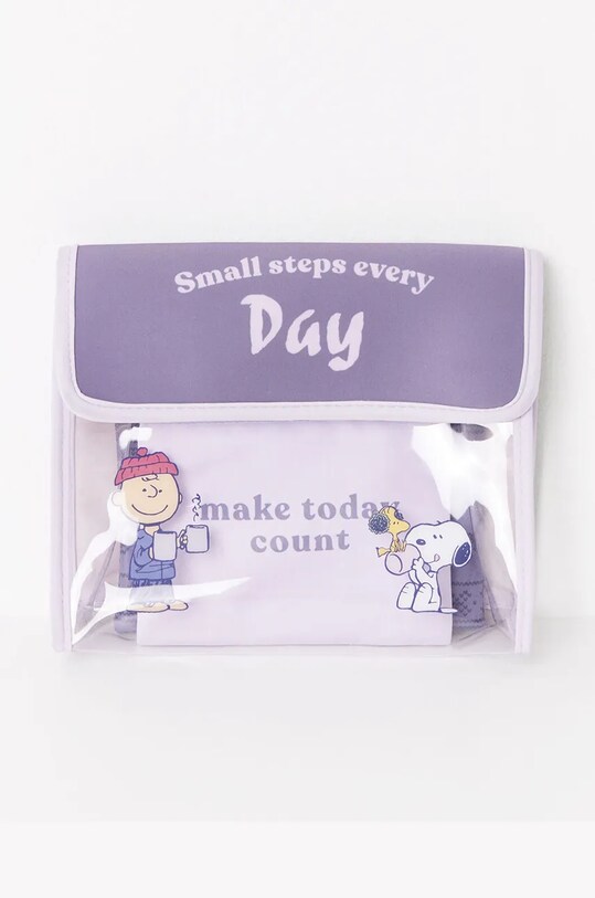 Комплект косметичок women'secret Snoopy 3-pack фіолетовий 4848808