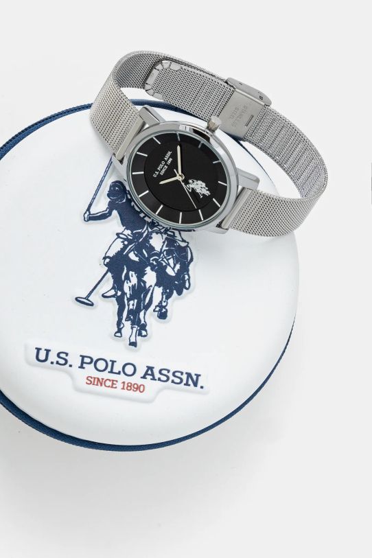 Sat U.S. Polo Assn. CHLOE USP8033ST srebrna AW24