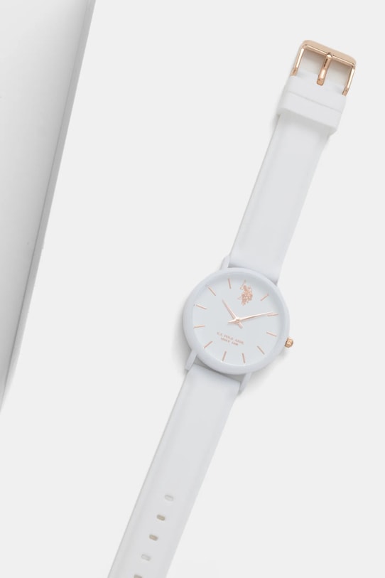 U.S. Polo Assn. zegarek LUCY USP8056WH biały AW24