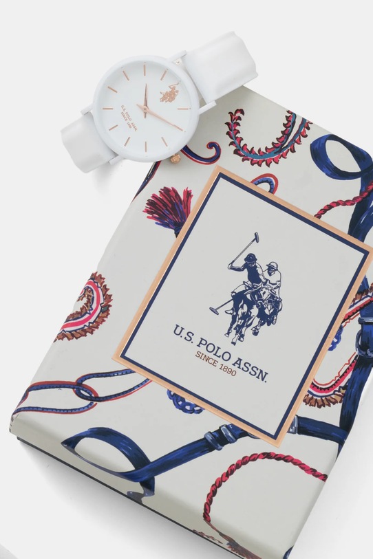 U.S. Polo Assn. zegarek LUCY biały USP8056WH