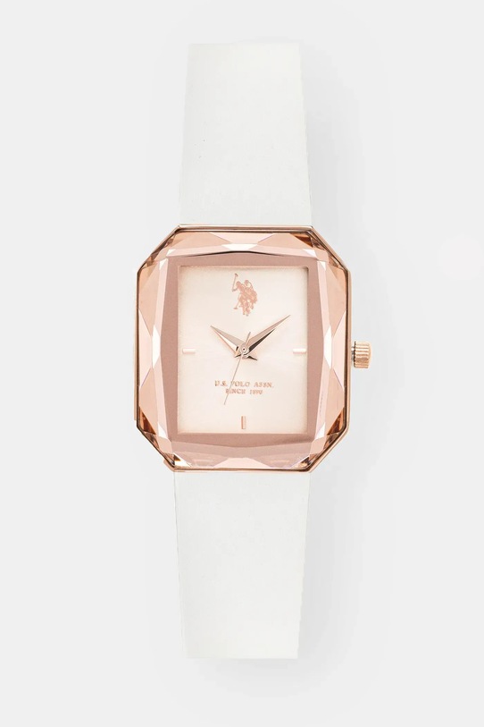 U.S. Polo Assn. zegarek SPARKLY biały USP8223RG